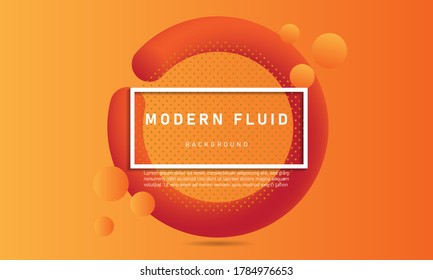 Modern fluid background with bright color for web, promotions, presentations.vector illustration