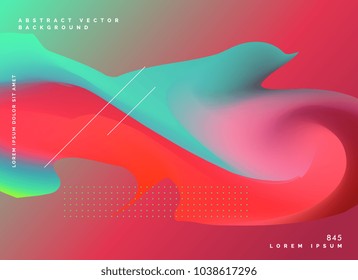 modern fluid color style vector background