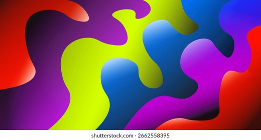  Modern Fluid Gradient Abstract Background.