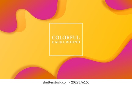 Colores modernos de gradiente de fluidos Resumen Fondo abstracto, plantilla de diseño colorido abstracto