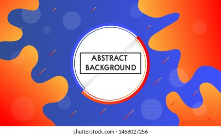 Modern Fluid Gradient Oil Abstract Background HD Vector.
