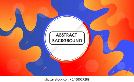 Modern Fluid Gradient Oil Abstract Background HD Vector.