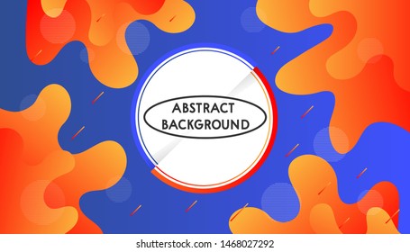 Modern Fluid Gradient Oil Abstract Background HD Vector.