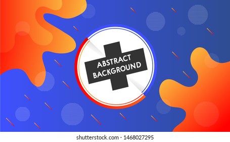 Modern Fluid Gradient Oil Abstract Background HD Vector.