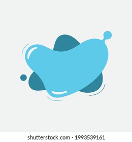 modern fluid liquid flat design 