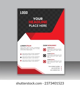 Diseño De Fondo Moderno De Volante. diseño de folletos, volante, banner, folleto, plantilla de folleto de viajero de negocios, diseño, portada, informe anual, cartel, volante, diseño de plantillas de vector