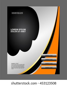 Modern Flyer Design background
