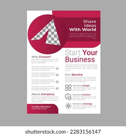 Modern flyer design corporate design your best ideas flyer design product flyer