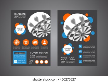 modern flyer design, cover template