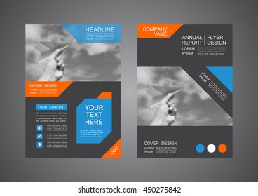 modern flyer design, cover template