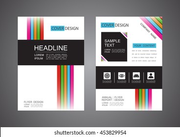 modern flyer design, cover template