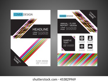 modern flyer design, cover template