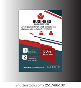 Modern Flyer design online template