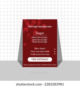 Modern flyer design for party, ocassion, program , or large corporation, AI vector design