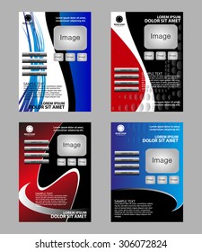 Modern Flyer Design set
