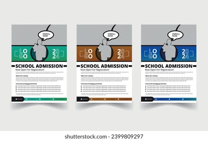 Modern Flyer Design Template A4 Size