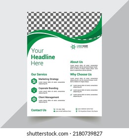 Modern Flyer Design Template For Company
