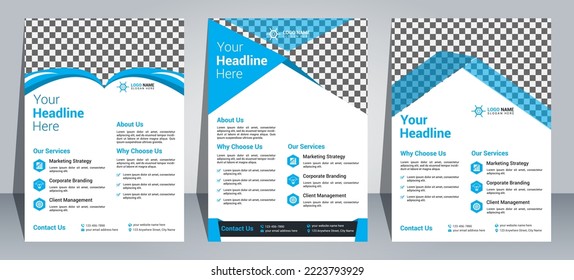 Modern Flyer Design Template For Company