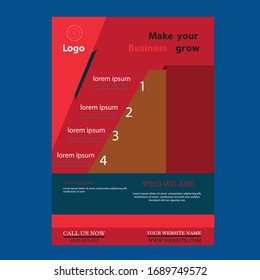 Modern flyer design template. it's creative design.