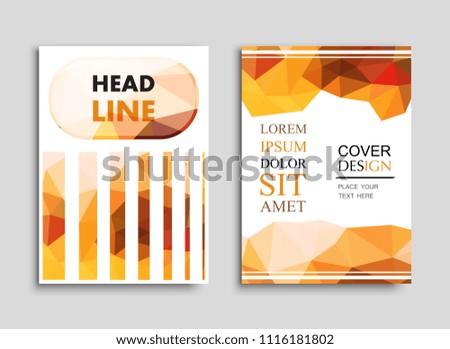 Modern flyer design.Vector brochure template.