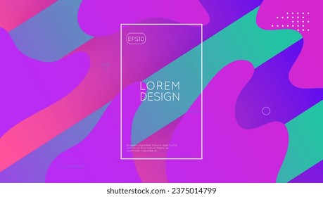 Modern Flyer. Flow Landing Page. Fluid Texture. Pink Vibrant Background. Liquid Banner. Memphis Page. Business Magazine. Color Abstract Cover. Magenta Modern Flyer