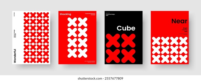 Modern Flyer Layout. Abstract Book Cover Template. Isolated Brochure Design. Poster. Report. Banner. Business Presentation. Background. Catalog. Pamphlet. Journal. Leaflet. Portfolio. Handbill