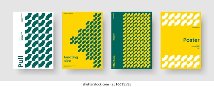 Diseño de volante moderno. Plantilla Abstractas de presentación empresarial. Diseño de fondo geométrico. Informe. Cartel. Anuncio. Portada de libro. Folleto. Publicidad. Panfleto. Manual. Diario. Cuaderno
