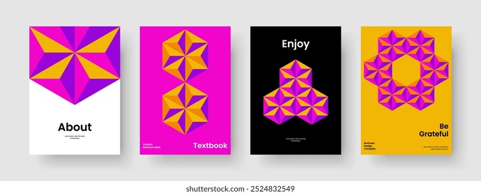 Modern Flyer Layout. Abstract Report Design. Geometric Background Template. Poster. Business Presentation. Book Cover. Banner. Brochure. Advertising. Newsletter. Magazine. Journal. Notebook