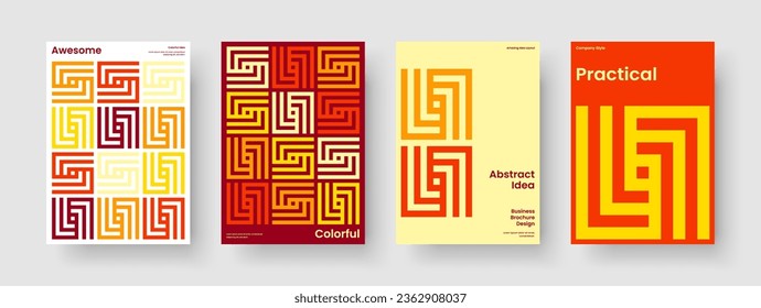 Diseño moderno de volante. Plantilla de cubierta de libro geométrico. Resumen de diseño de informes. Presentación de negocios. Folleto. Cartel. Antecedentes. Cartel. Folleto. Billete. Diario. Folleto. Identidad de marca