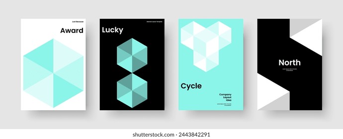 Diseño de folleto moderno. Plantilla de informe geométrico. Diseño de fondo creativo. Folleto. Portada del libro. Cartel. Presentación empresarial. Pancarta. Prospecto. Cuaderno. Publicidad. Diario. Boletín