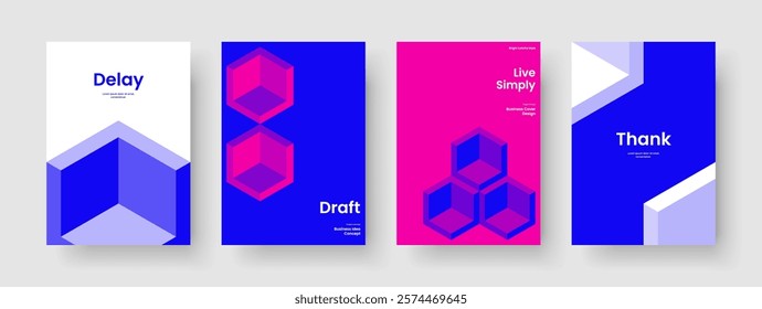 Modern Flyer Layout. Geometric Report Design. Isolated Banner Template. Poster. Book Cover. Business Presentation. Brochure. Background. Handbill. Pamphlet. Advertising. Portfolio. Catalog