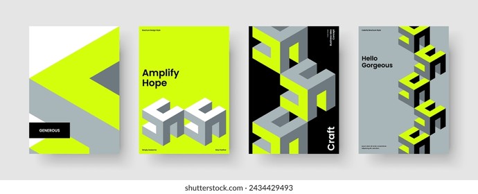 Modern Flyer Layout. Isolated Book Cover Design. Geometric Poster Template. Business Presentation. Brochure. Banner. Report. Background. Brand Identity. Notebook. Catalog. Advertising. Handbill