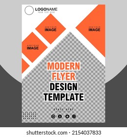 Modern flyer suitable for banner design, graphic design, social media posting, online promotion and web internet advertising - Vector format