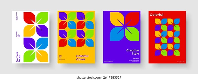Modelo de Panfleto Moderno. Layout de folheto abstrato. Design de banner criativo. Relatório. Apresentação de negócios. Capa de Livro. Cartaz. Histórico. Panfleto. Catálogo. Identidade da marca. Boletim informativo. Diário