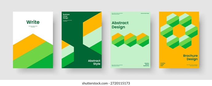 Plantilla de Flyer Moderno. Diseño de portada de libro creativo. Diseño geométrico de la presentación del negocio. Antecedentes. Cartel. Informe. Anuncio. Folleto. Manual. Identidad de marca. Revista. Cartera. Catálogo