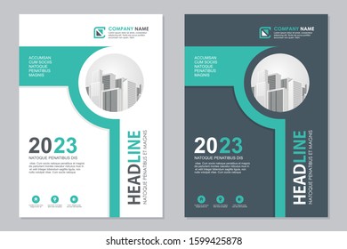 Modern Flyer Template design, Designed in A4 size with colorful geometric shapes, suitable for Brochure cover, annual report, poster, flyer layout, etc.