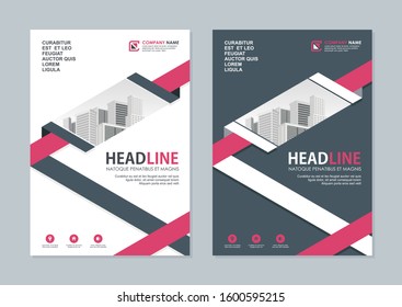 Modern Flyer Template design, Designed in A4 size with Red and black geometric shapes. suitable for Brochure cover, annual report, poster, flyer layout, etc.
