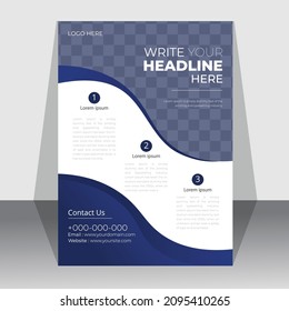  modern flyer template design .for business presentation and marketing poster.