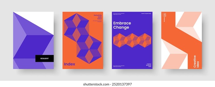 Modern Flyer Template. Geometric Business Presentation Layout. Isolated Brochure Design. Poster. Book Cover. Banner. Report. Background. Handbill. Advertising. Brand Identity. Notebook. Pamphlet