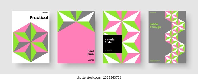 Plantilla de Flyer Moderno. Diseño geométrico del cartel. Diseño de portada de libro creativo. Antecedentes. Presentación de Negocios. Anuncio. Informe. Folleto. Identidad de marca. Folleto. Manual. Boletín informativo. Cuaderno