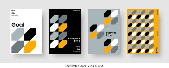 Modern Flyer Template. Geometric Poster Design. Creative Brochure Layout. Banner. Book Cover. Report. Background. Business Presentation. Catalog. Leaflet. Magazine. Newsletter. Handbill. Portfolio