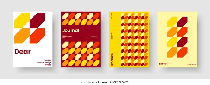 Modern Flyer Template. Geometric Report Layout. Isolated Business Presentation Design. Banner. Brochure. Background. Poster. Book Cover. Newsletter. Leaflet. Advertising. Journal. Pamphlet