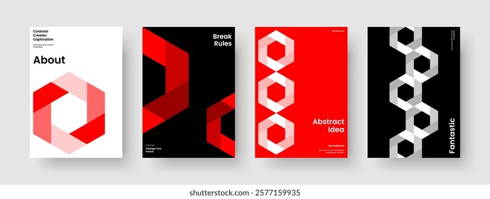 Modern Flyer Template. Geometric Report Layout. Isolated Book Cover Design. Brochure. Business Presentation. Banner. Background. Poster. Handbill. Brand Identity. Advertising. Pamphlet. Newsletter