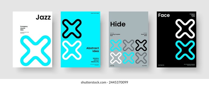 Plantilla de Volante Moderna. Diseño de folleto aislado. Diseño de póster Abstractas. Informe. Anuncio. Antecedentes. Presentación empresarial. Portada del libro. Folleto. Prospecto. Publicidad. Cartera. Identidad de marca