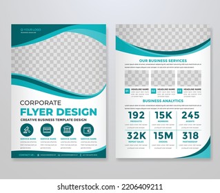modern flyer template use for business brochure