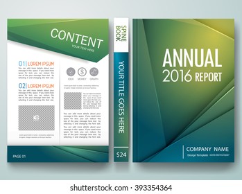 Modern flyers brochure cove annual report  magazine design templates vector. Environment ides and green background in a4 layout.