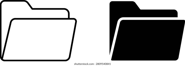 A modern folder icon collection featuring clean outline and filled file storage symbols. This minimalist vector design represents digital organization, document management, data storage, and file navigation concepts. Perfect for websites, applications, presentations, business platforms, software interfaces, and commercial design projects requiring simple and professional technology graphics.
#FolderIcon #FileStorage #DigitalOrganization #VectorDesign #UIIcon #DocumentManagement #TechnologyIcon #MinimalDesign #BusinessGraphic #DataStorage #ModernIcon #InterfaceDesign #GraphicResources #DigitalAsset #StockVector