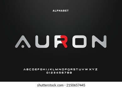 modern font alphabet. stylish fonts style. Typography custom logotype fonts