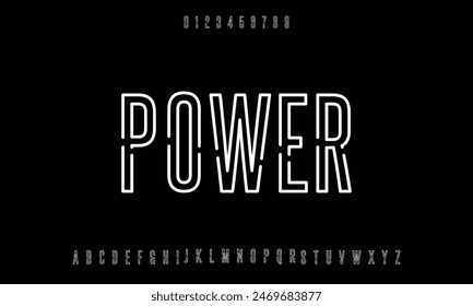 modern font alphabet. stylish fonts style. Typography custom logotype fonts