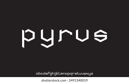 Modern font alphabet. stylish fonts style. Typography custom logotype fonts